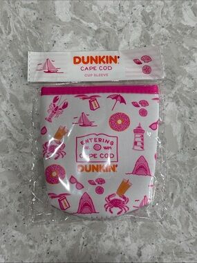 Dunkin' Cape Cod Pink Neoprene Cup Sleeve
